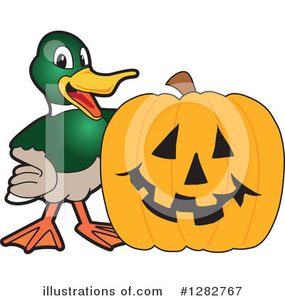 Royalty-Free (RF) Mallard Duck Clipart Illustration by Mascot Junction - Stock Sample #1282767