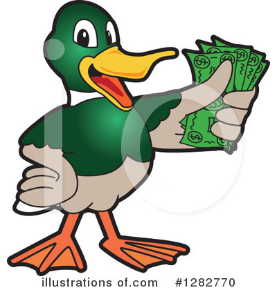 Royalty-Free (RF) Mallard Duck Clipart Illustration by Mascot Junction - Stock Sample #1282770