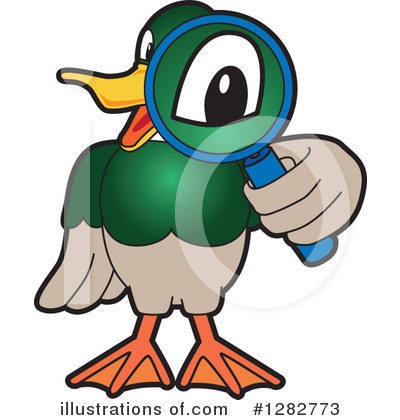 Royalty-Free (RF) Mallard Duck Clipart Illustration by Mascot Junction - Stock Sample #1282773