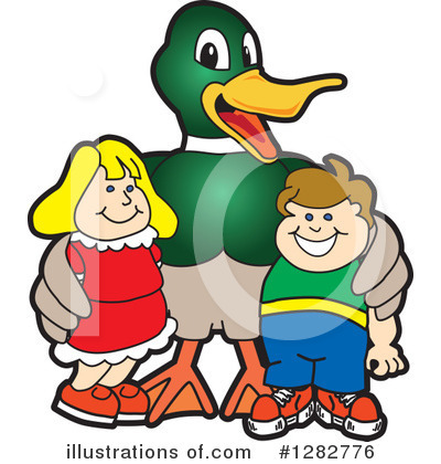 Royalty-Free (RF) Mallard Duck Clipart Illustration by Mascot Junction - Stock Sample #1282776
