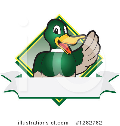 Royalty-Free (RF) Mallard Duck Clipart Illustration by Mascot Junction - Stock Sample #1282782
