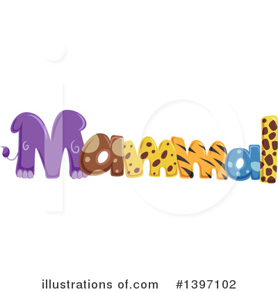 Royalty-Free (RF) Mammal Clipart Illustration by BNP Design Studio - Stock Sample #1397102