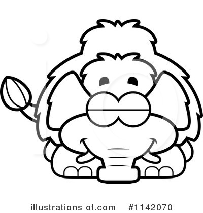 Royalty-Free (RF) Mammoth Clipart Illustration by Cory Thoman - Stock Sample #1142070