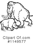 Mammoth Clipart #1149577 by Prawny Vintage