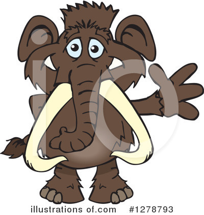 Mammoth Clipart #1278793 by Dennis Holmes Designs
