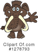 Mammoth Clipart #1278793 by Dennis Holmes Designs