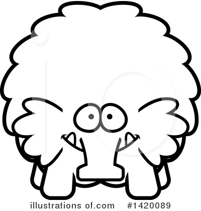 Mammoth Clipart #1420089 by Cory Thoman