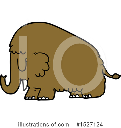 Woolly Mammoth Clipart #1527124 by lineartestpilot