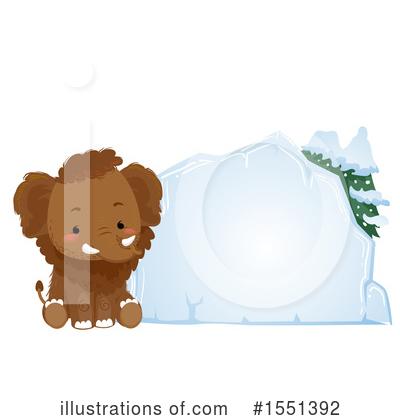 Woolly Mammoth Clipart #1551392 by BNP Design Studio
