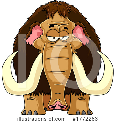Royalty-Free (RF) Mammoth Clipart Illustration by Hit Toon - Stock Sample #1772283