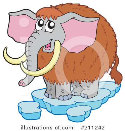 Woolly Mammoth Clipart #211242 by visekart
