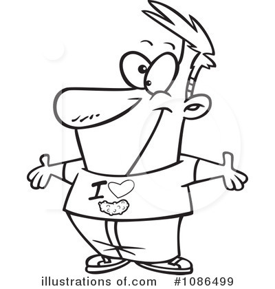 Royalty-Free (RF) Man Clipart Illustration by toonaday - Stock Sample #1086499