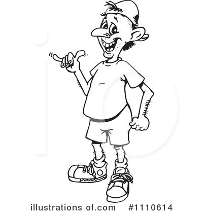 Royalty-Free (RF) Man Clipart Illustration by Dennis Holmes Designs - Stock Sample #1110614