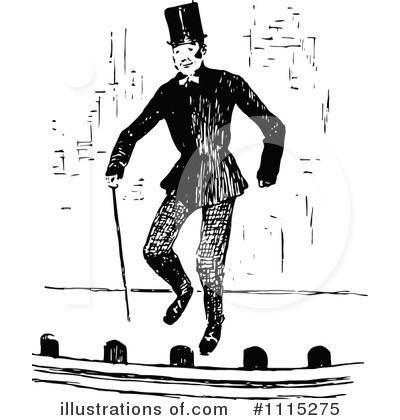 Royalty-Free (RF) Man Clipart Illustration by Prawny Vintage - Stock Sample #1115275