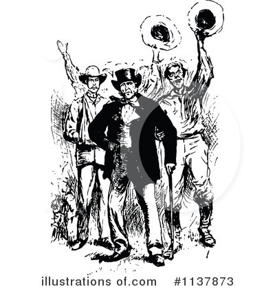 Royalty-Free (RF) Man Clipart Illustration by Prawny Vintage - Stock Sample #1137873