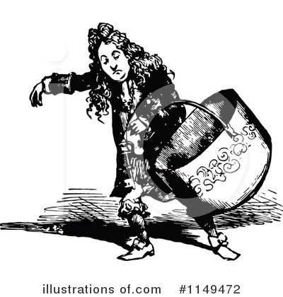 Royalty-Free (RF) Man Clipart Illustration by Prawny Vintage - Stock Sample #1149472