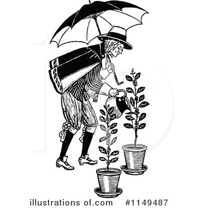 Royalty-Free (RF) Man Clipart Illustration by Prawny Vintage - Stock Sample #1149487
