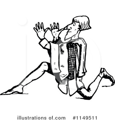 Royalty-Free (RF) Man Clipart Illustration by Prawny Vintage - Stock Sample #1149511