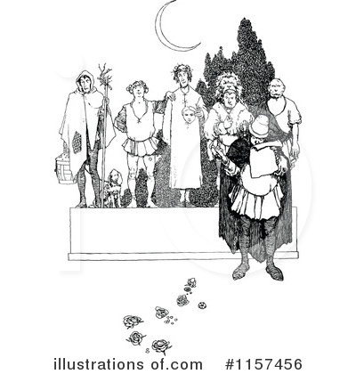 Royalty-Free (RF) Man Clipart Illustration by Prawny Vintage - Stock Sample #1157456