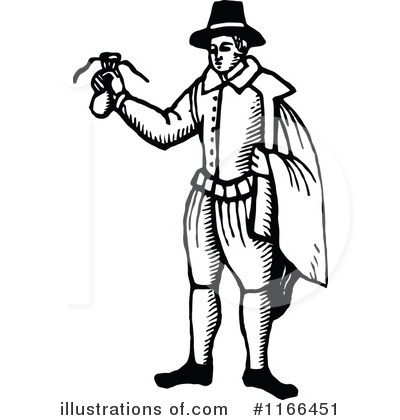 Royalty-Free (RF) Man Clipart Illustration by Prawny Vintage - Stock Sample #1166451