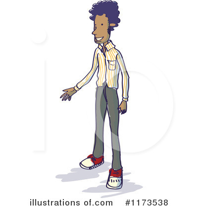 Royalty-Free (RF) Man Clipart Illustration by Bad Apples - Stock Sample #1173538