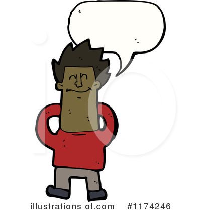 Royalty-Free (RF) Man Clipart Illustration by lineartestpilot - Stock Sample #1174246