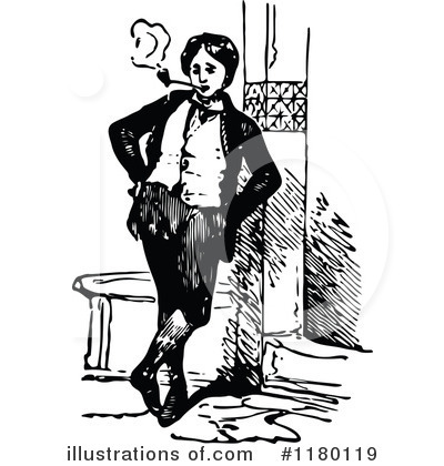 Royalty-Free (RF) Man Clipart Illustration by Prawny Vintage - Stock Sample #1180119