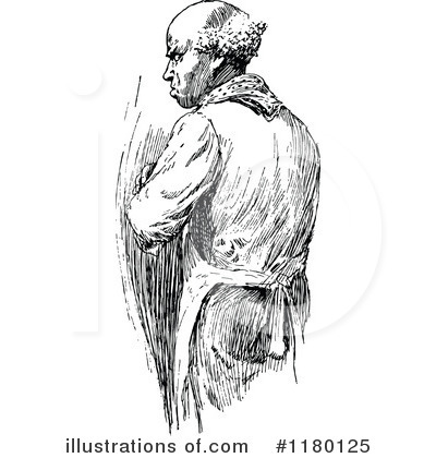 Royalty-Free (RF) Man Clipart Illustration by Prawny Vintage - Stock Sample #1180125