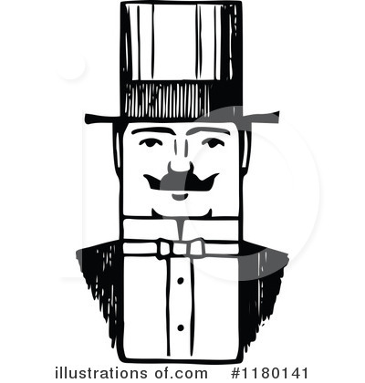 Royalty-Free (RF) Man Clipart Illustration by Prawny Vintage - Stock Sample #1180141