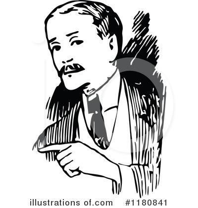 Royalty-Free (RF) Man Clipart Illustration by Prawny Vintage - Stock Sample #1180841