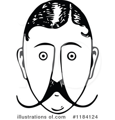 Mustache Clipart #1184124 by Prawny Vintage
