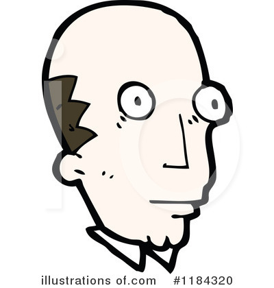 Bald Man Clipart #1184320 by lineartestpilot