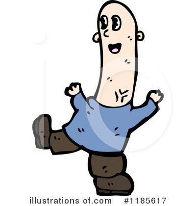 Bald Man Clipart #1185617 by lineartestpilot