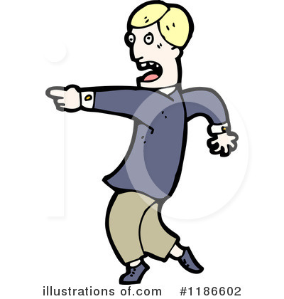 Man Pointing Clipart #1186602 by lineartestpilot