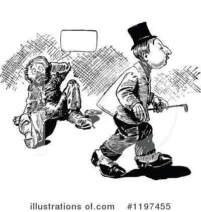Royalty-Free (RF) Man Clipart Illustration by Prawny Vintage - Stock Sample #1197455
