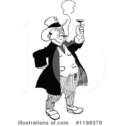 Royalty-Free (RF) Man Clipart Illustration by Prawny Vintage - Stock Sample #1198370