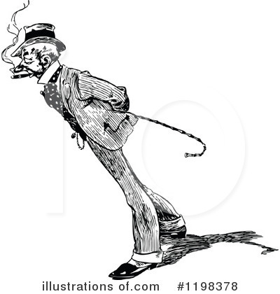 Royalty-Free (RF) Man Clipart Illustration by Prawny Vintage - Stock Sample #1198378