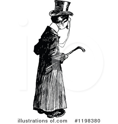Royalty-Free (RF) Man Clipart Illustration by Prawny Vintage - Stock Sample #1198380