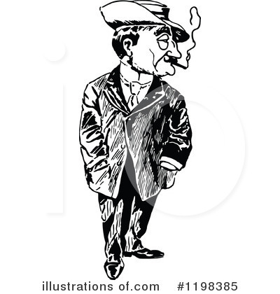 Royalty-Free (RF) Man Clipart Illustration by Prawny Vintage - Stock Sample #1198385