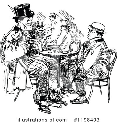 Royalty-Free (RF) Man Clipart Illustration by Prawny Vintage - Stock Sample #1198403