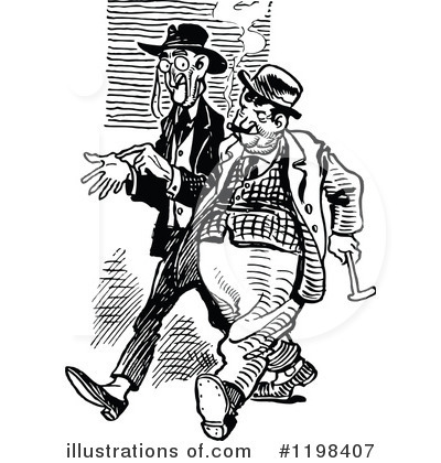 Royalty-Free (RF) Man Clipart Illustration by Prawny Vintage - Stock Sample #1198407
