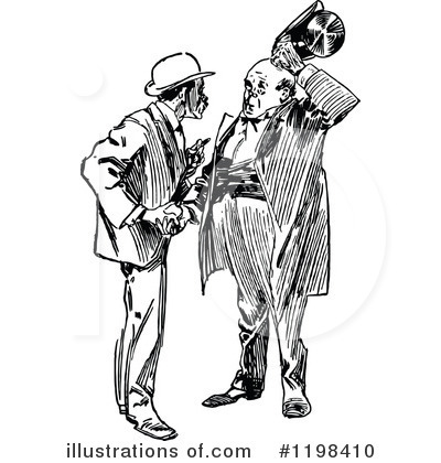 Royalty-Free (RF) Man Clipart Illustration by Prawny Vintage - Stock Sample #1198410