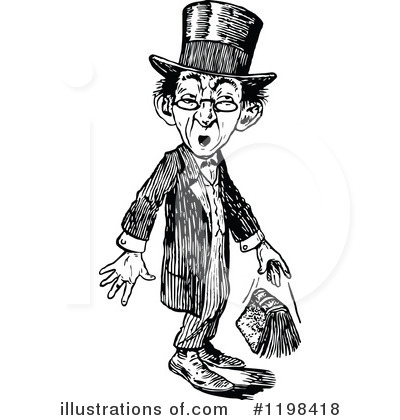Royalty-Free (RF) Man Clipart Illustration by Prawny Vintage - Stock Sample #1198418