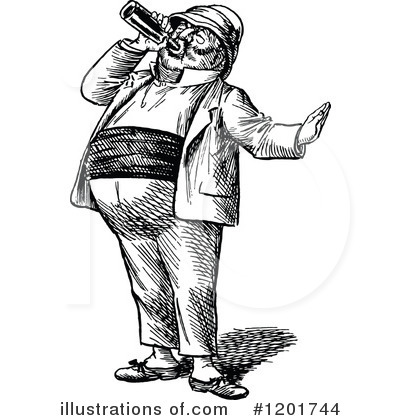 Royalty-Free (RF) Man Clipart Illustration by Prawny Vintage - Stock Sample #1201744