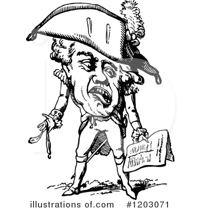Royalty-Free (RF) Man Clipart Illustration by Prawny Vintage - Stock Sample #1203071