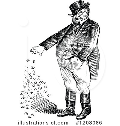 Royalty-Free (RF) Man Clipart Illustration by Prawny Vintage - Stock Sample #1203086