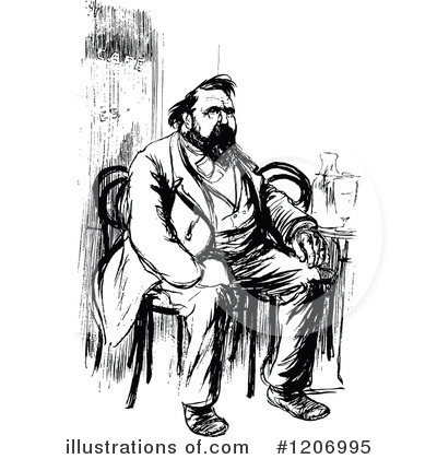 Royalty-Free (RF) Man Clipart Illustration by Prawny Vintage - Stock Sample #1206995