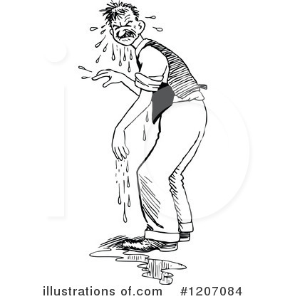 Royalty-Free (RF) Man Clipart Illustration by Prawny Vintage - Stock Sample #1207084