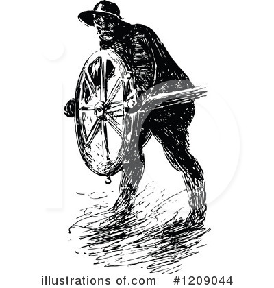 Royalty-Free (RF) Man Clipart Illustration by Prawny Vintage - Stock Sample #1209044