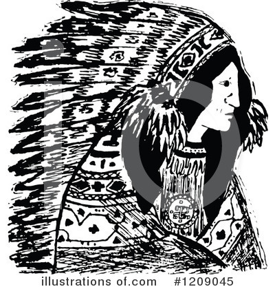 Native American Clipart #1209045 by Prawny Vintage